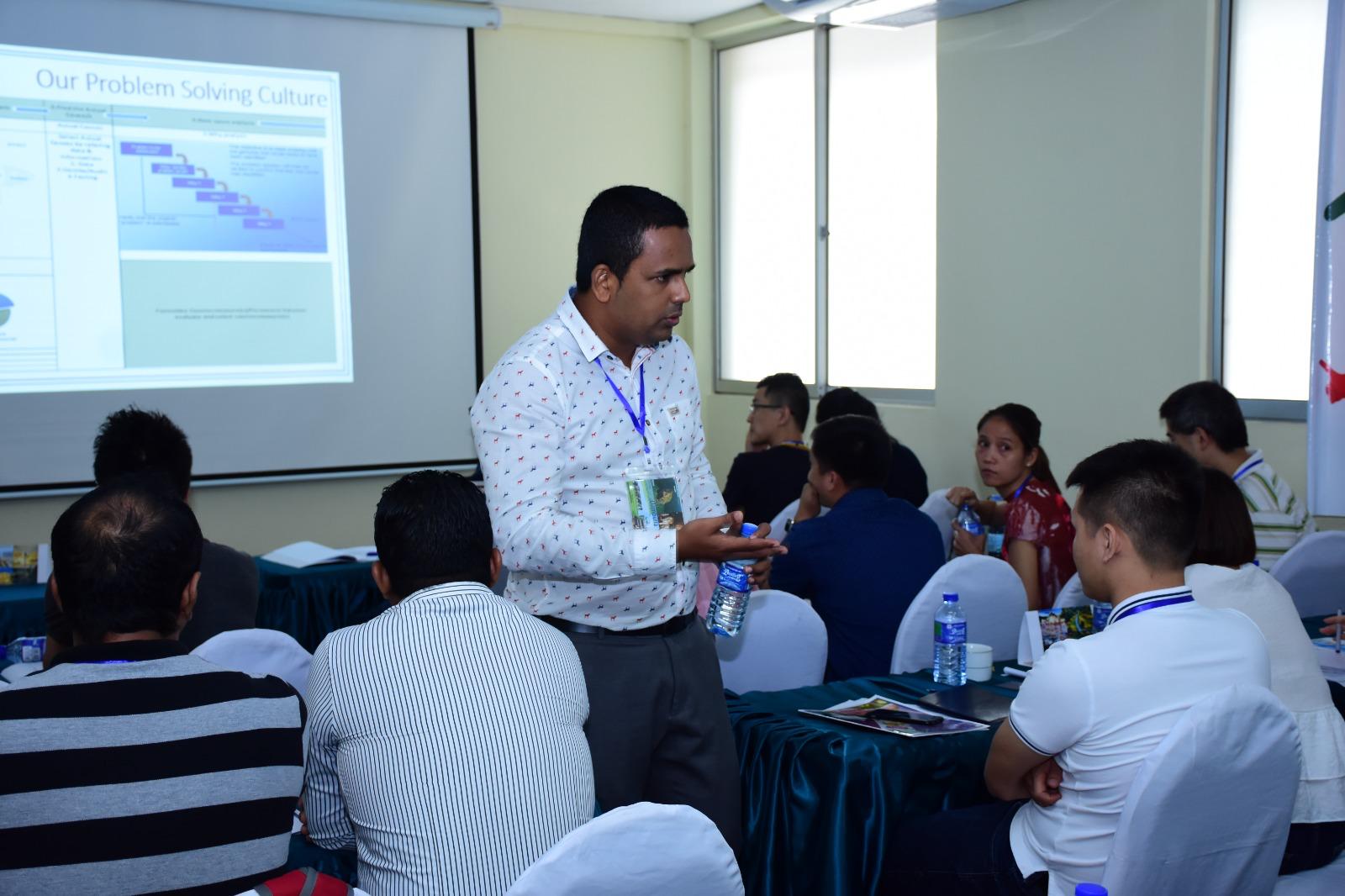 PMSS-led capability training session on the factory floor